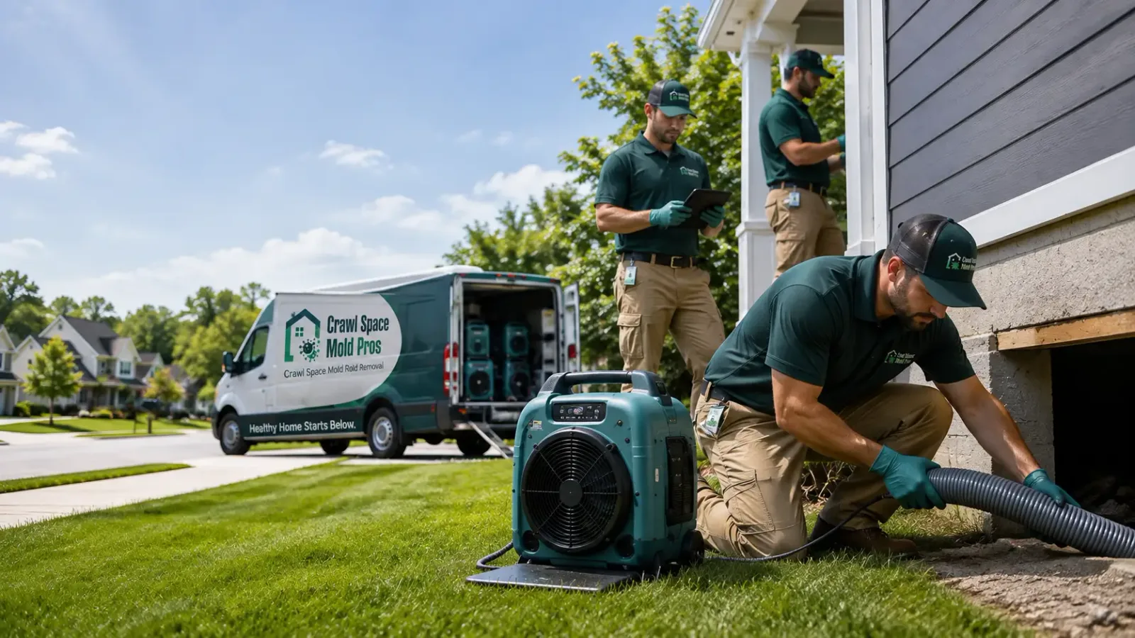 Crawl Space Mold Removal in Westhampton, NY